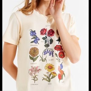 Urban outfitters future state flower chart tee